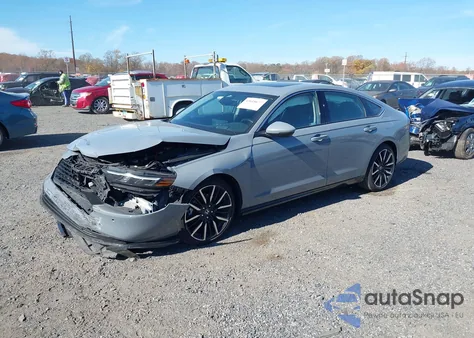 2023 Honda Accord Hybrid Touring из США, поврежденный, VIN 1HGCY2F86PA034559